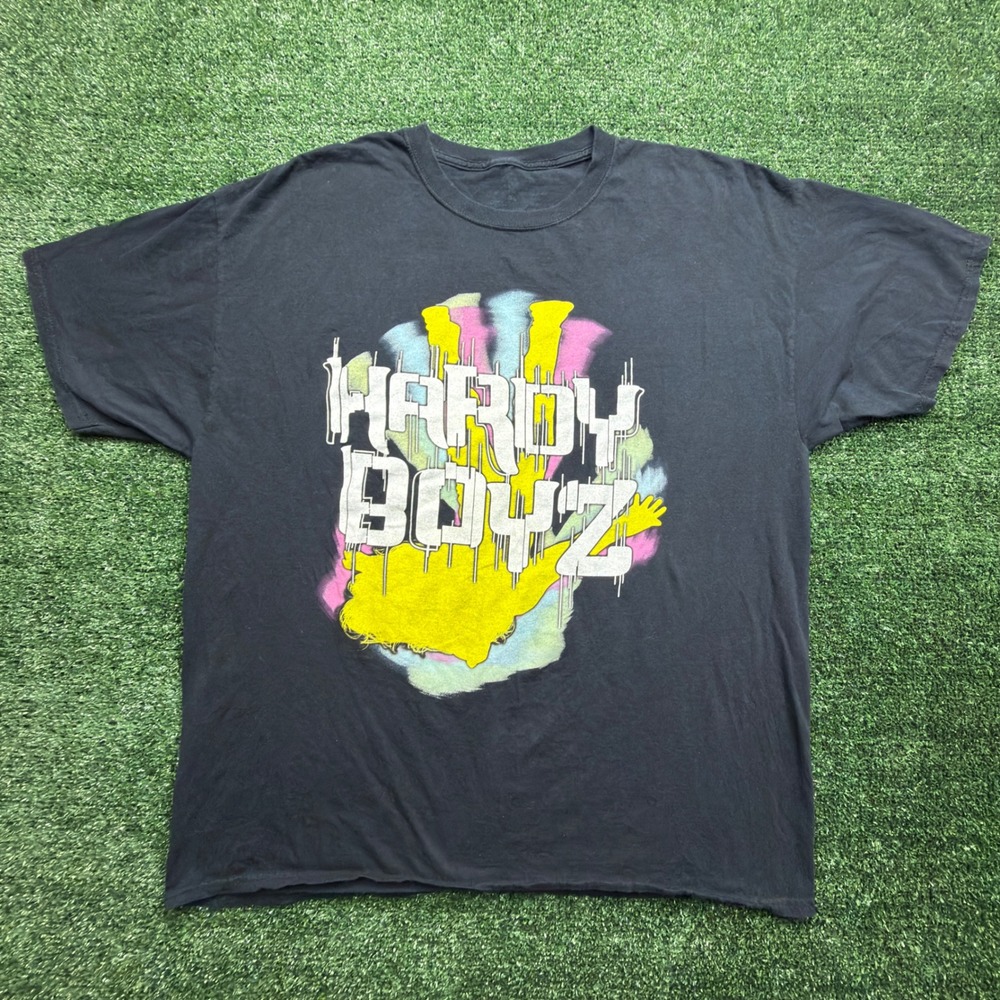 WWE Hardy Boyz T Shirt Mens XL Black Fear Is Only A Four Letter Word 2017 Tee